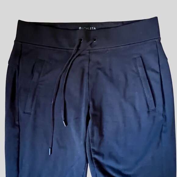 Athleta Black Jogger Pants with Ankle Zippers – Size XS - Picture 2 of 8